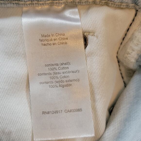 We Wore What THE ICON Jeans 26 High Rise Light Wash Straight Leg Beachy Casual - Picture 6 of 11